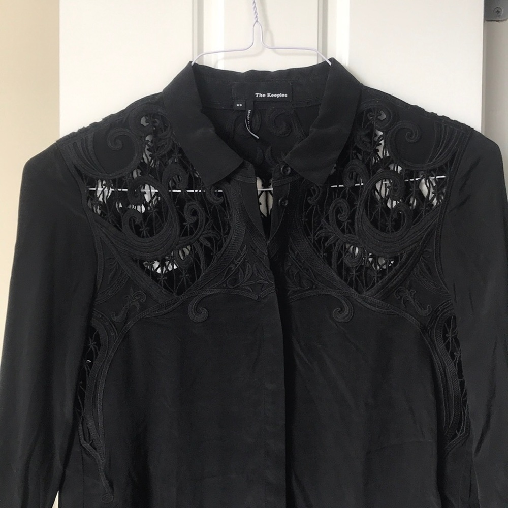 The Kooples XS Black Shirt